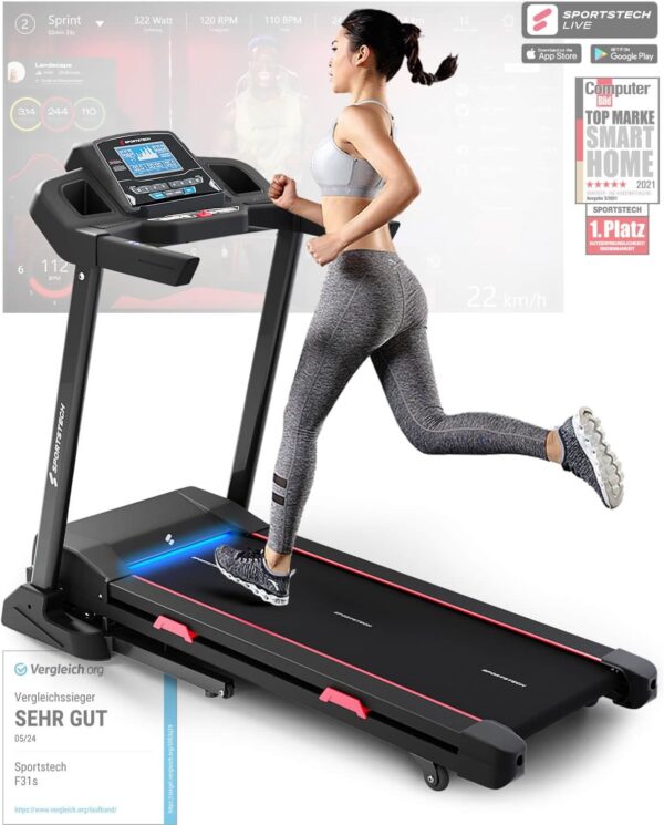 Sportstech F31s Profi Laufband – Bild 2