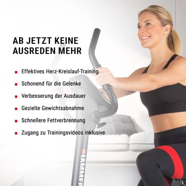 HAMMER Ergometer Cardio XT6 BT – Bild 3