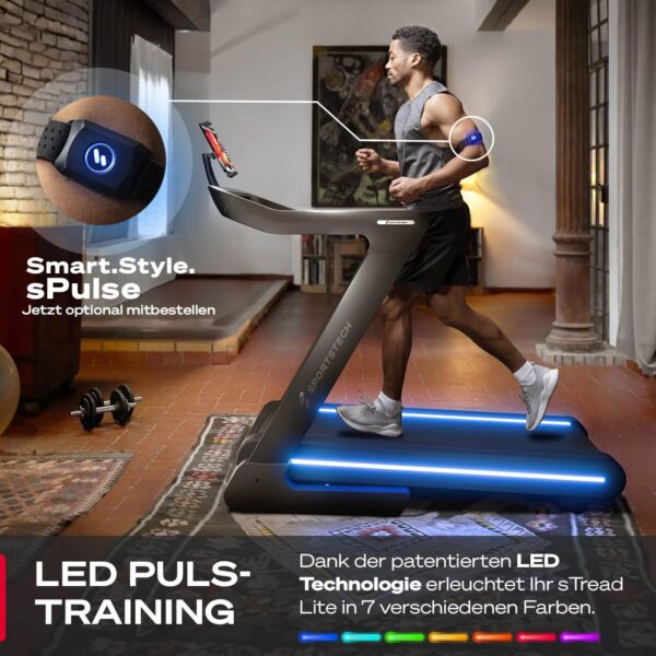 Sportstech Profi Laufband ‎sTread Lite schwarz – Bild 4