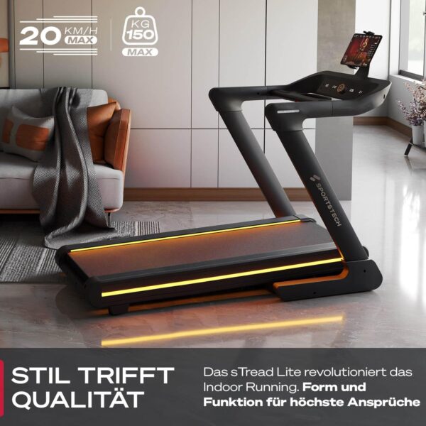 Sportstech Profi Laufband ‎sTread Lite schwarz