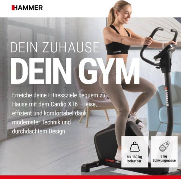 HAMMER Ergometer Cardio XT6 BT – Bild 7