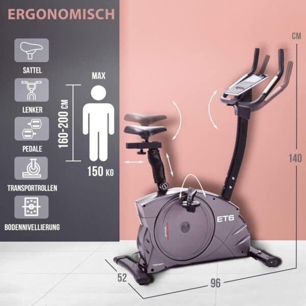 Christopeit ET 6 new Ergometer – Bild 5
