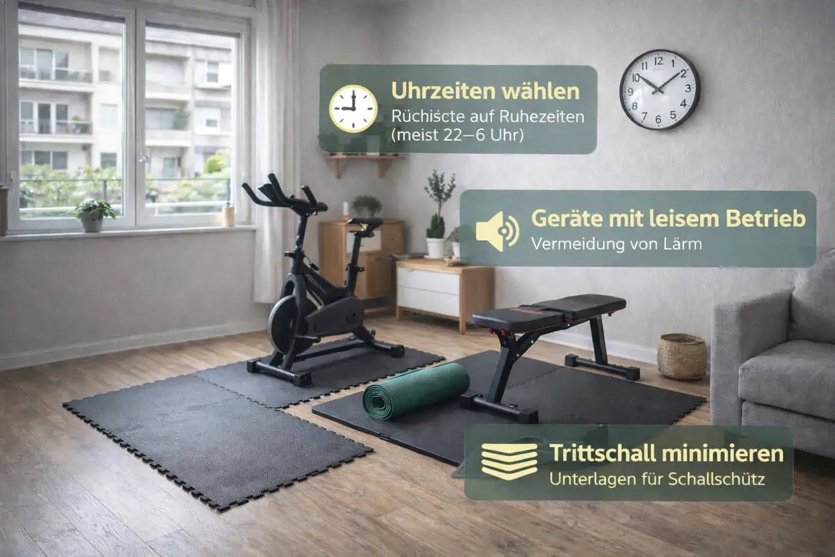 Heimtraining im Mietshaus – Aufstellung, Uhrzeiten & Schallschutz Heimtraining im Mietshaus - Heimtraining im Mietshaus – Aufstellung, Uhrzeiten & Schallschutz